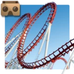 Logo of VR Thrills Roller Coaster 360 (Cardboard Game) android Application 