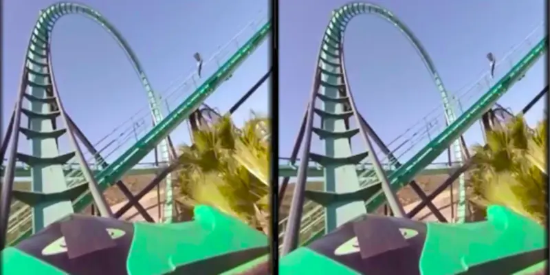 VR Thrills Roller Coaster 360 (Cardboard Game) android App screenshot 11