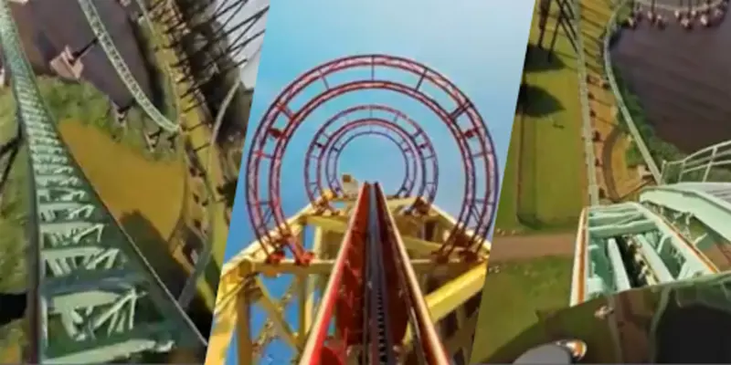 VR Thrills Roller Coaster 360 (Cardboard Game) android App screenshot 12