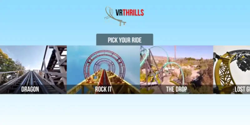 VR Thrills Roller Coaster 360 (Cardboard Game) android App screenshot 13