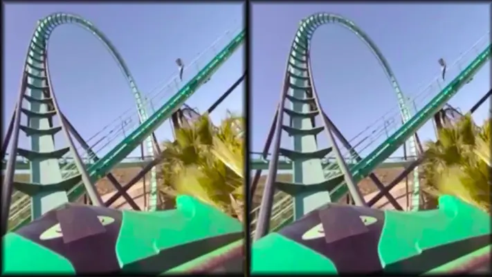 VR Thrills Roller Coaster 360 (Cardboard Game) android App screenshot 6