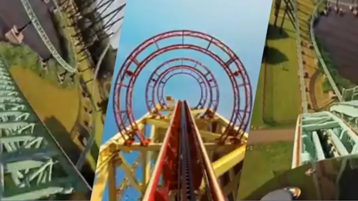 VR Thrills Roller Coaster 360 (Cardboard Game) android App screenshot 7